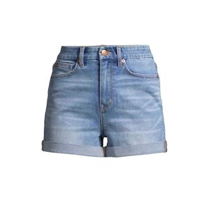 No Boundaries NWT Junior Light Wash Mom Short with Cuffed Legs 618